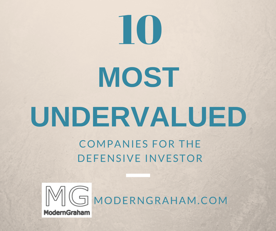 10 Undervalued Stocks for the Defensive Investor – August 2016