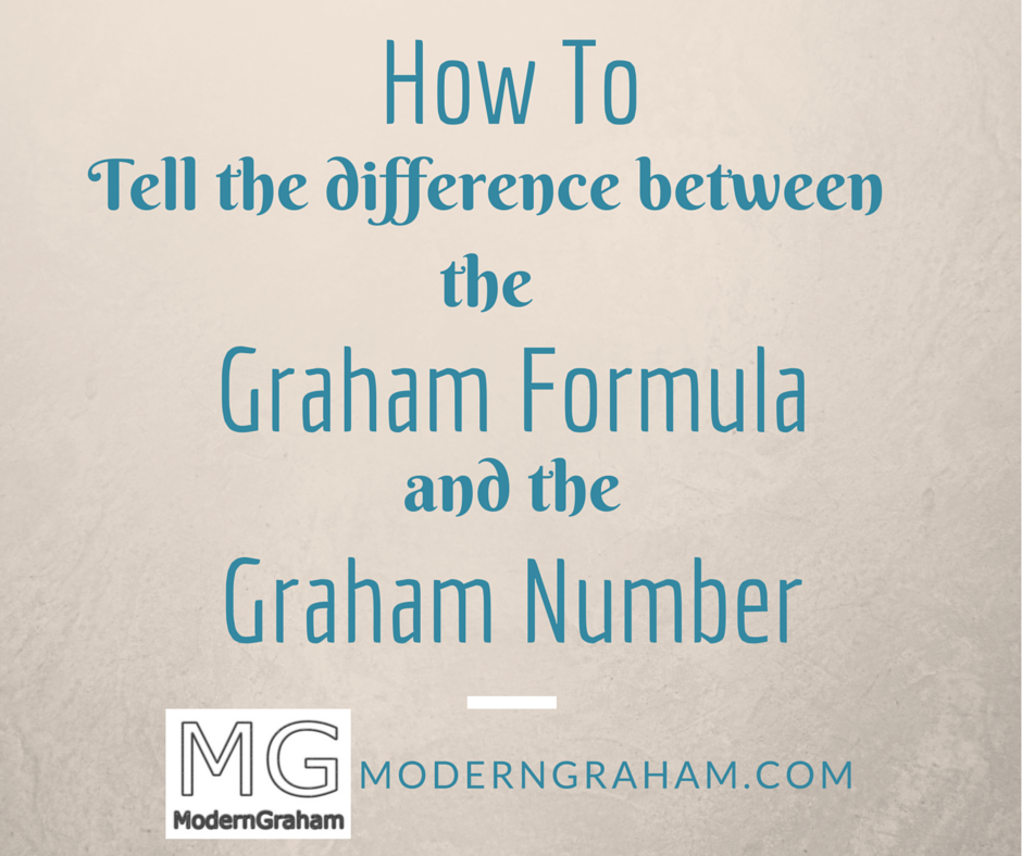 How to Tell the Difference Between the Graham Formula and the Graham Number